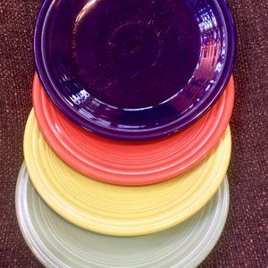 Fiesta wear salad/snack plates 7 in